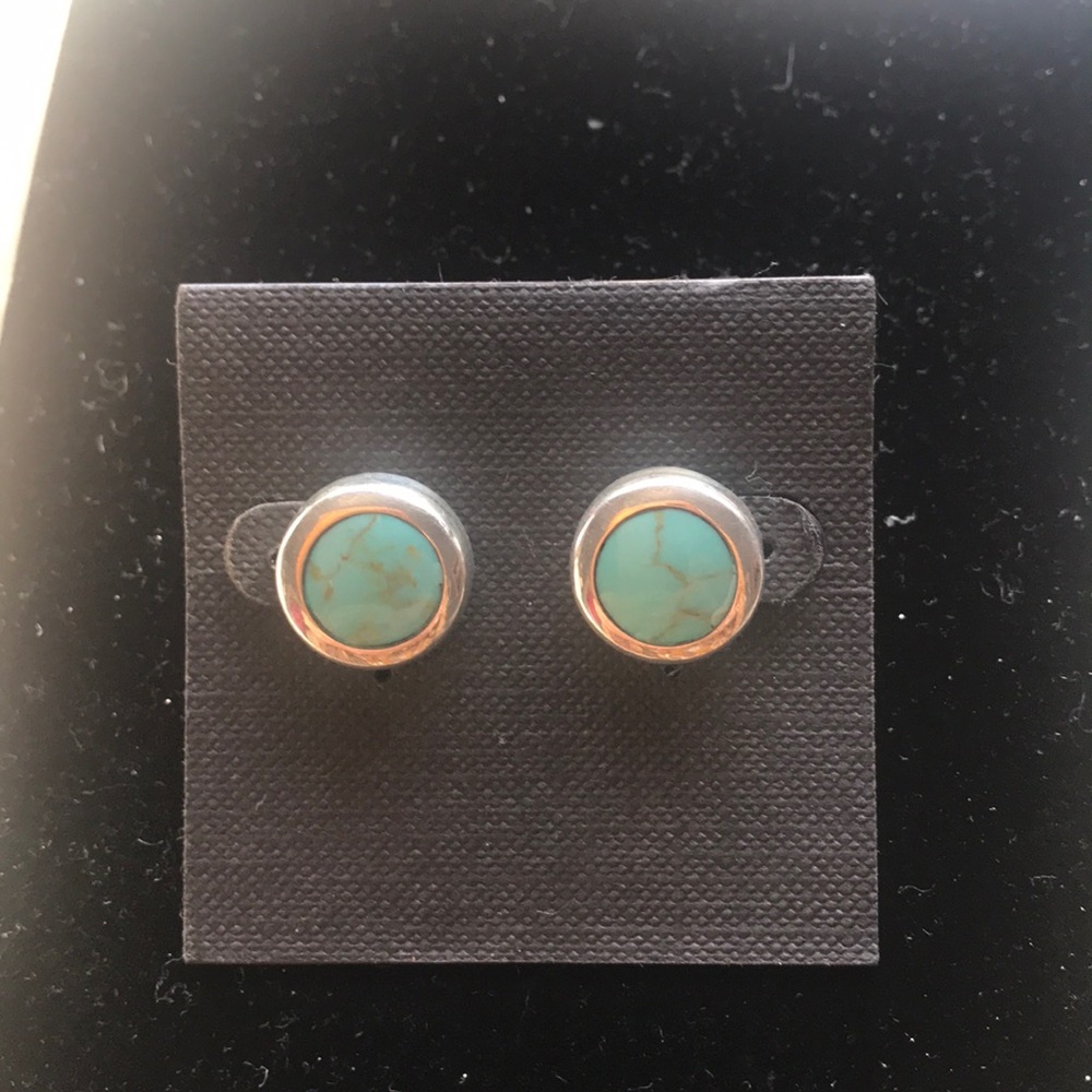 💞Sterling silver turquoise earrings💞